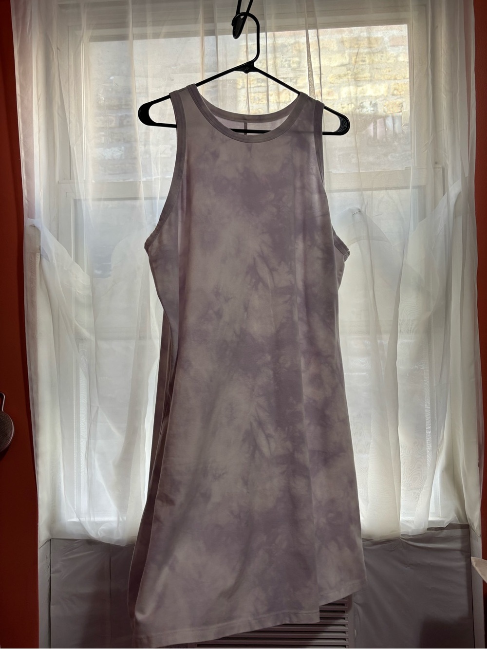 a new day Lavender Tie-Dye Sleeveless Shift Dress